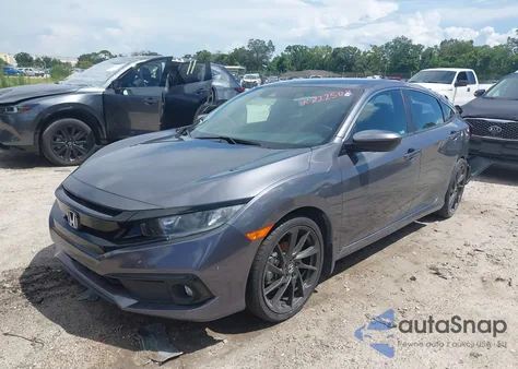 2020 Honda Civic Sport z USA, uszkodzony, nr VIN 2HGFC2F83LH526618